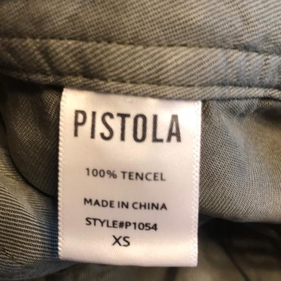 SOLD Pistola Green Button Front Long Maxi Skirt XS - Picture 6 of 7